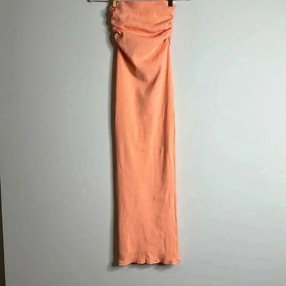 Coral Snatched maxi Skirt - Picture 4 of 10